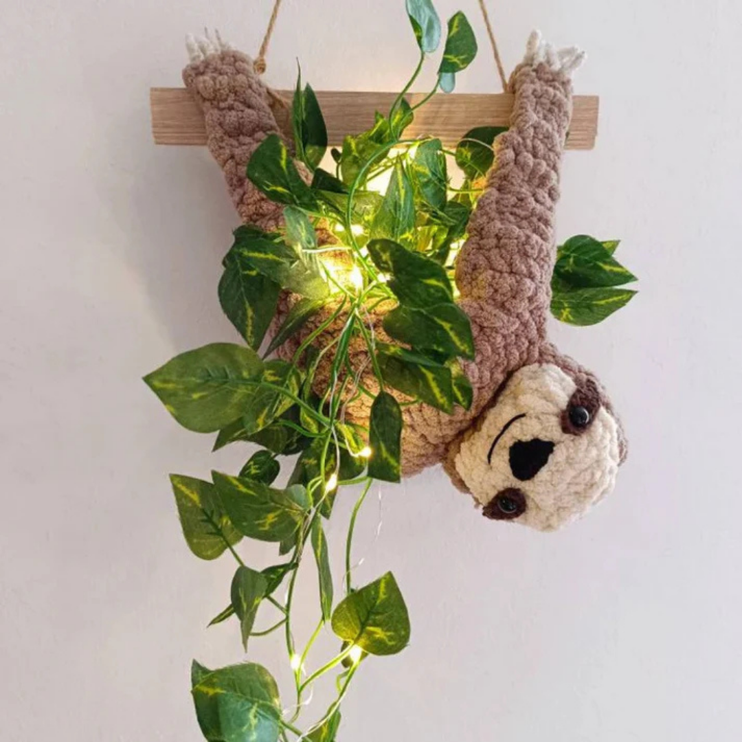 Luiaard Plantenhanger – Haakpatroon