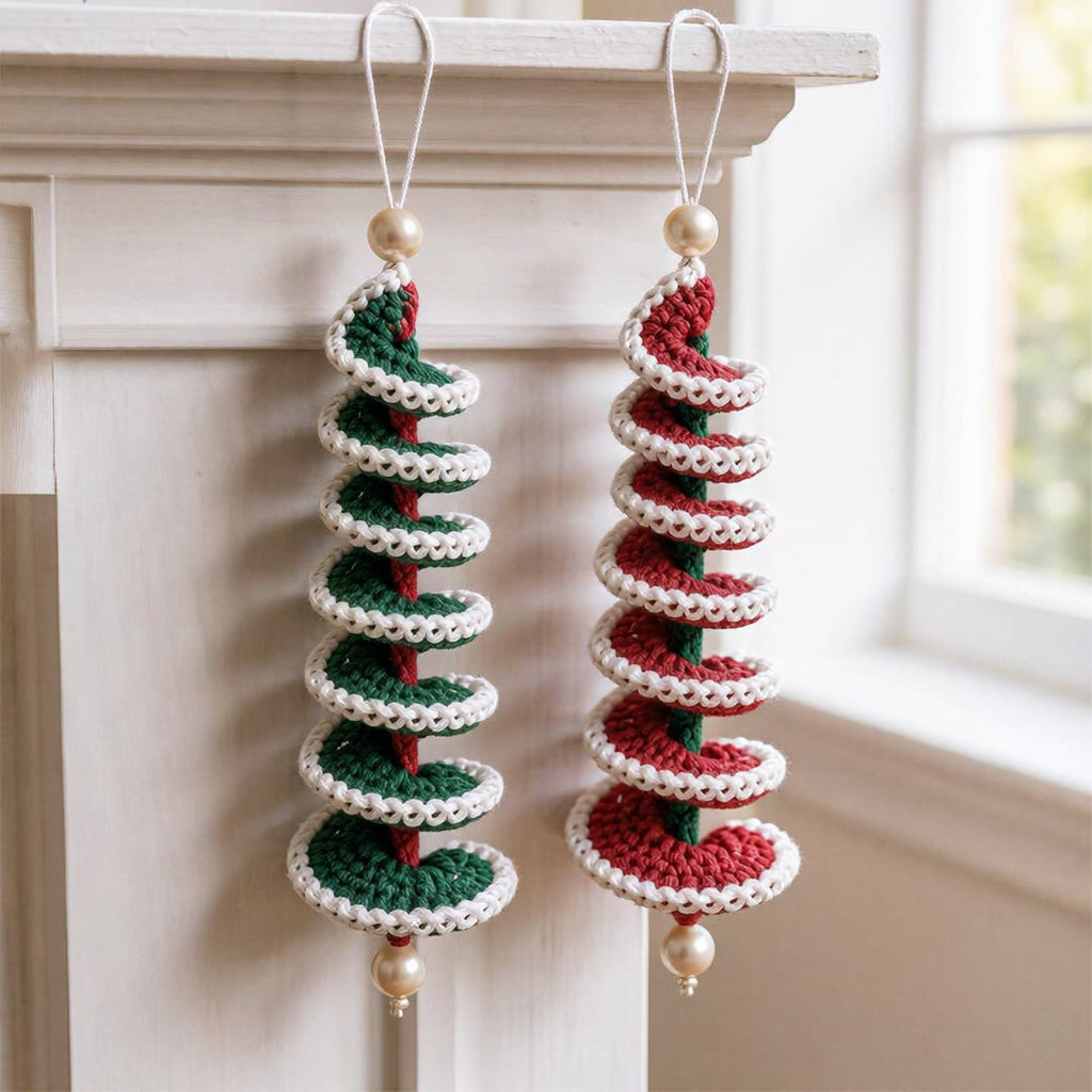 Haak je eigen kleurrijke kerstspinner