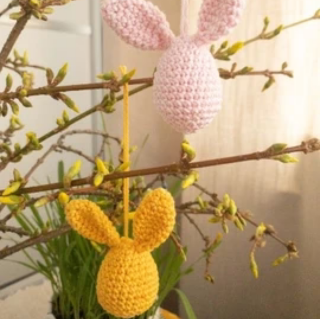 Eivormige Paasbunny NL Haakpatroon