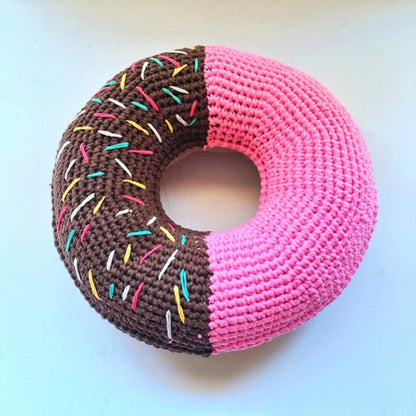Haak je eigen Donut kussen PDF Haakpatroon