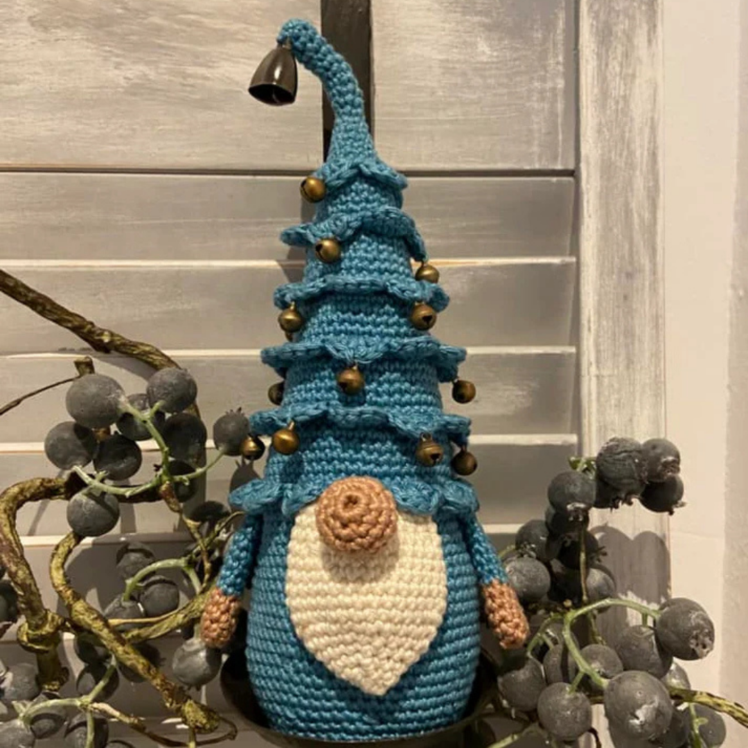 Groene Kerstgnoom Haakpatroon NL