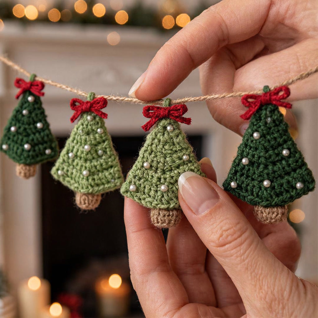 Haak je eigen Kerstboom slinger