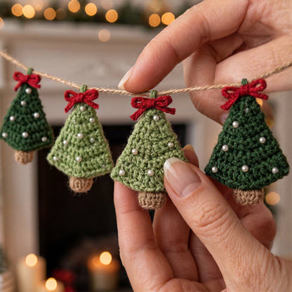Haak je eigen Kerstboom slinger