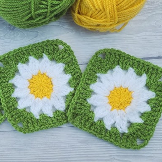 Madelief Onderzetters Haakpatroon