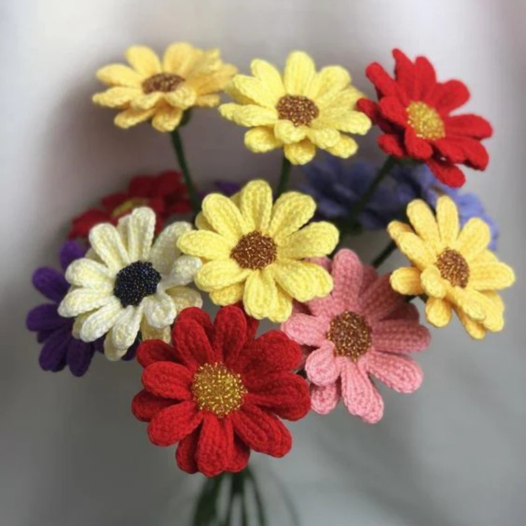 Prachtig Gehaakte Gerbera's Patroon