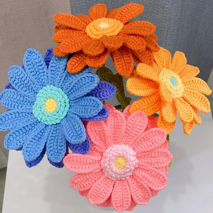 Prachtig Gehaakte Gerbera's Patroon