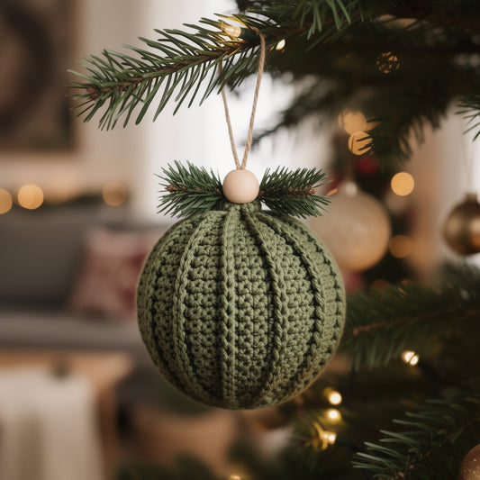 Haak je eigen Kerstbal NL Haakpatroon