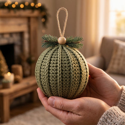 Haak je eigen Kerstbal NL Haakpatroon