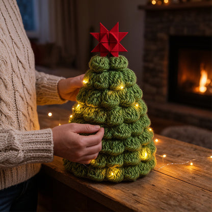 Gehaakte Kerstbomen 3 formaten in 1 haakpatroon