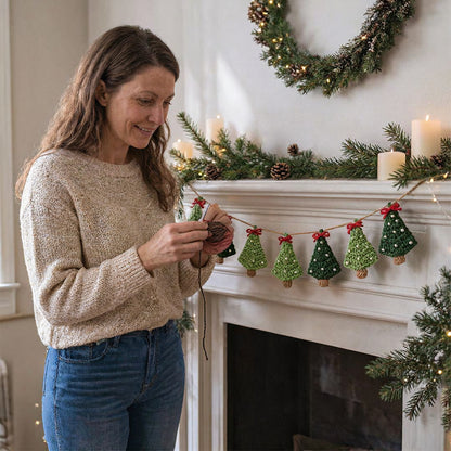 Haak je eigen Kerstboom slinger