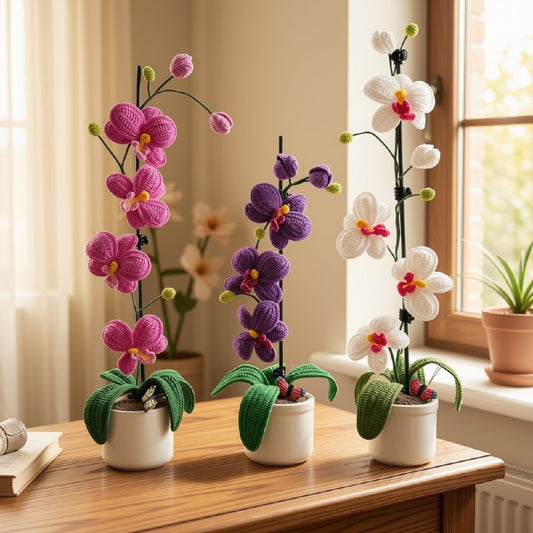 Prachtige Gehaakte Orchidee